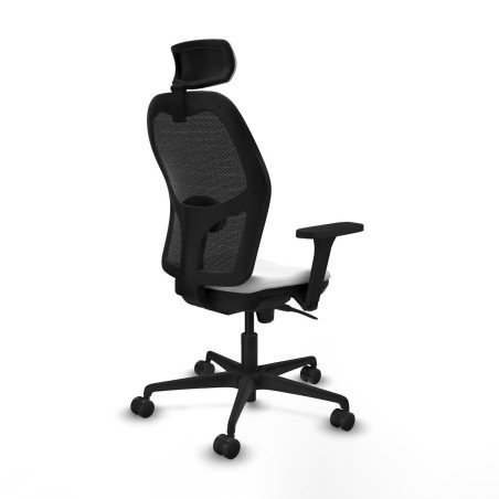 Office Chair with Headrest Piqueras y Crespo 3D036N2 White