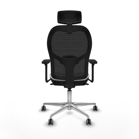 Chaise de Bureau avec Appui-tête Piqueras y Crespo 3D086G2 Blanc
