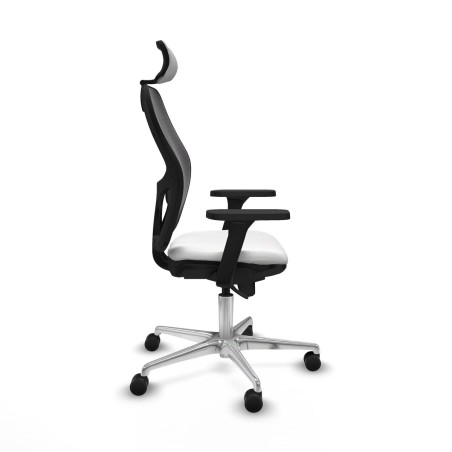 Office Chair with Headrest Jorquera Piqueras y Crespo 3D086N2 White