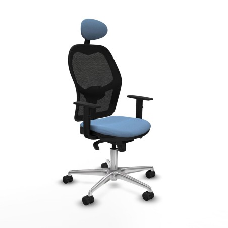 Chaise de Bureau Piqueras y Crespo 1D086N1 Bleu ciel