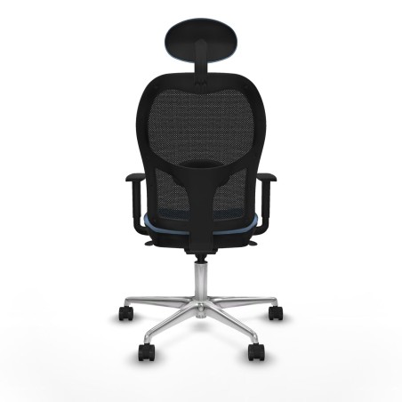 Chaise de Bureau Piqueras y Crespo 1D086N1 Bleu ciel