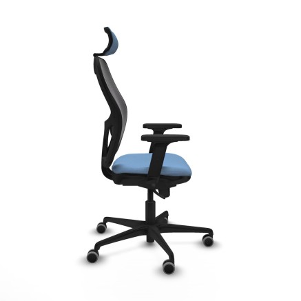 Office Chair with Headrest Jorquera Piqueras y Crespo 2D036G2 Sky blue 2