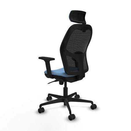 Sedia Ufficio con Poggiatesta Jorquera Piqueras y Crespo 2D036N2 Blu c