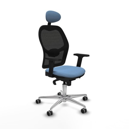 Office Chair with Headrest Jorquera Piqueras y Crespo 2D086G1 Sky blue