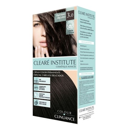 Permanente kleurcrème Clearé Institute Colour Clinuance Nº 3.0-cast
