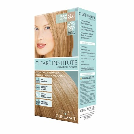 Permanente kleurcrème Clearé Institute Colour Clinuance Nº 8.0-rubi
