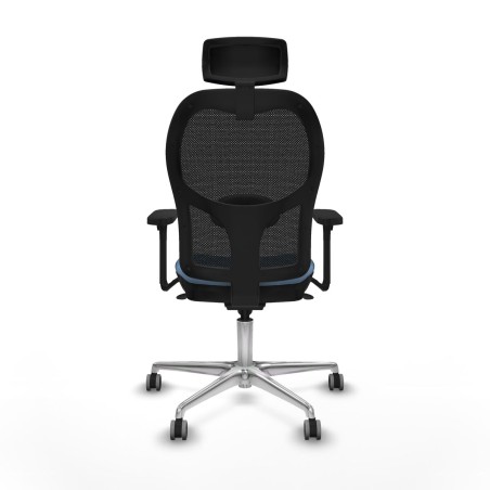 Sedia Ufficio con Poggiatesta Jorquera Piqueras y Crespo 3D086G2 Blu c
