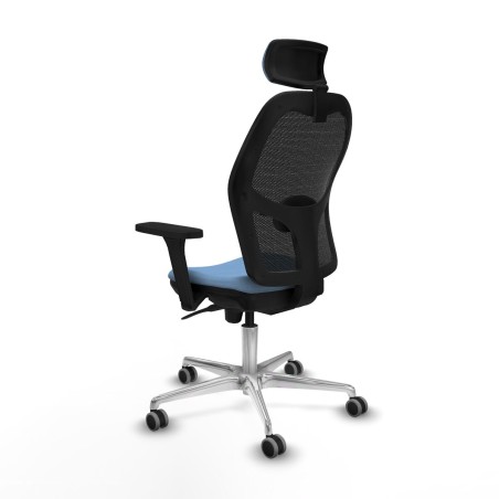 Sedia Ufficio con Poggiatesta Jorquera Piqueras y Crespo 3D086G2 Blu c