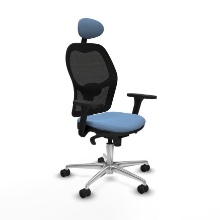 Office Chair with Headrest Jorquera Piqueras y Crespo 3D086N1 Sky blue