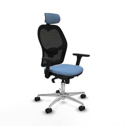 Office Chair with Headrest Jorquera Piqueras y Crespo 3D086N2 Sky blue