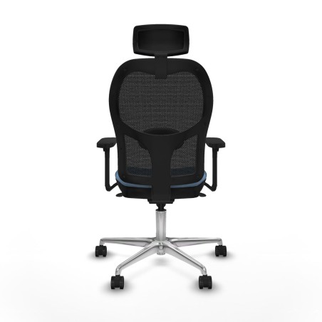 Sedia Ufficio con Poggiatesta Jorquera Piqueras y Crespo 3D086N2 Blu c