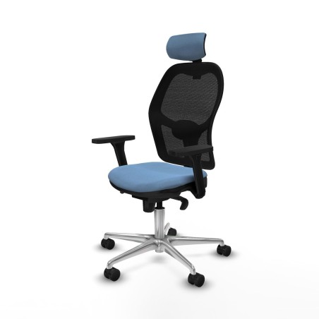 Sedia Ufficio con Poggiatesta Jorquera Piqueras y Crespo 3D086N2 Blu c