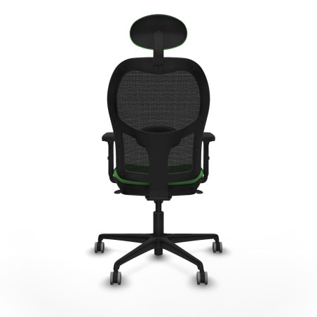 Sedia Ufficio con Poggiatesta Jorquera Piqueras y Crespo 2D036G1 Verde