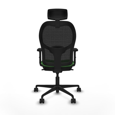 Sedia Ufficio con Poggiatesta Jorquera Piqueras y Crespo 2D036N2 Verde