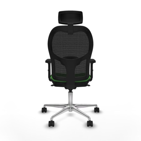 Sedia Ufficio con Poggiatesta Jorquera Piqueras y Crespo 2D086N2 Verde