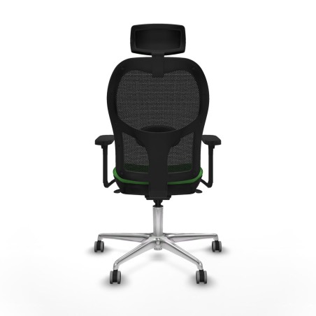 Sedia Ufficio con Poggiatesta Jorquera Piqueras y Crespo 3D086G2 Verde