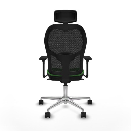 Sedia Ufficio con Poggiatesta Jorquera Piqueras y Crespo 3D086N2 Verde