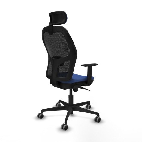 Sedia Ufficio con Poggiatesta Jorquera Piqueras y Crespo 1D036G2 Blu M