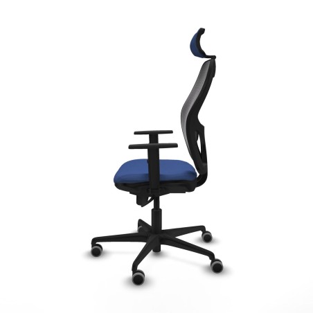 Sedia Ufficio con Poggiatesta Jorquera Piqueras y Crespo 1D036G2 Blu M