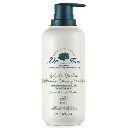 Douchegel Dr. Tree  Gevoelige huid Eucalyptus Rozemarijn Zuiverend 500