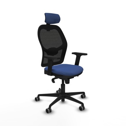 Bürostuhl mit Kopfstütze Jorquera Piqueras y Crespo 2D036G2 Marinebl