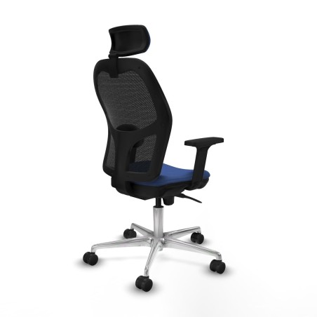 Sedia Ufficio con Poggiatesta Jorquera Piqueras y Crespo 2D086N2 Blu M