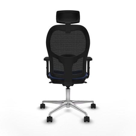 Sedia Ufficio con Poggiatesta Jorquera Piqueras y Crespo 2D086N2 Blu M