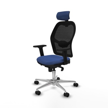 Sedia Ufficio con Poggiatesta Jorquera Piqueras y Crespo 2D086N2 Blu M