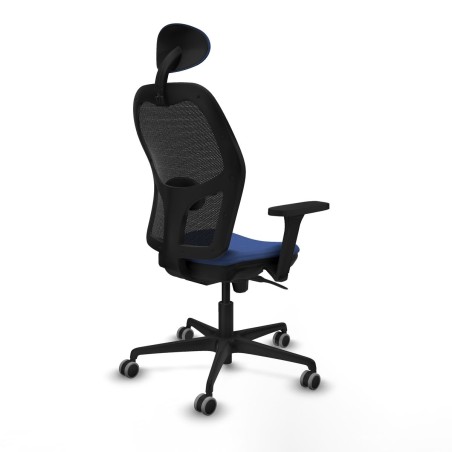 Bürostuhl mit Kopfstütze Jorquera Piqueras y Crespo 3D036G1 Marinebl