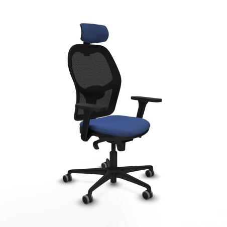 Sedia Ufficio con Poggiatesta Jorquera Piqueras y Crespo 3D036G2 Blu M