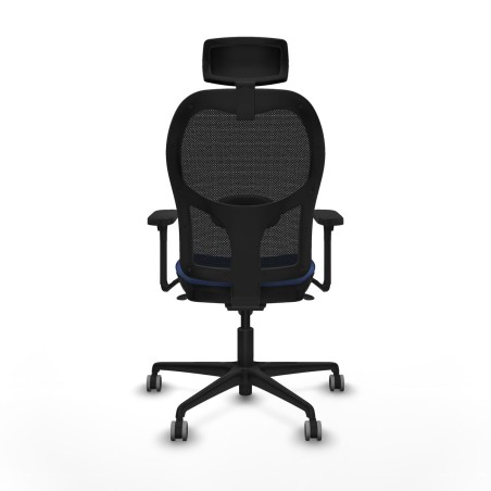 Sedia Ufficio con Poggiatesta Jorquera Piqueras y Crespo 3D036G2 Blu M
