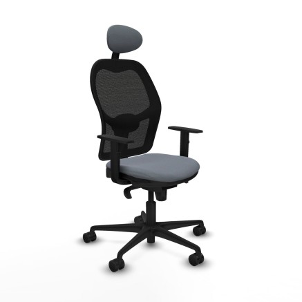 Office Chair with Headrest Jorquera Piqueras y Crespo 1D036N1 Grey