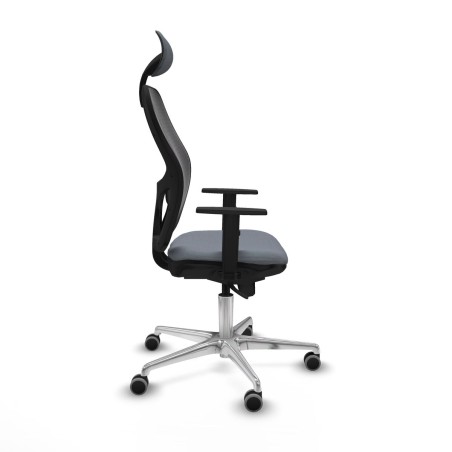 Bürostuhl mit Kopfstütze Jorquera Piqueras y Crespo 1D086G1 Grau