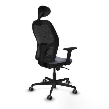 Sedia Ufficio con Poggiatesta Jorquera Piqueras y Crespo 2D036G1 Grigi
