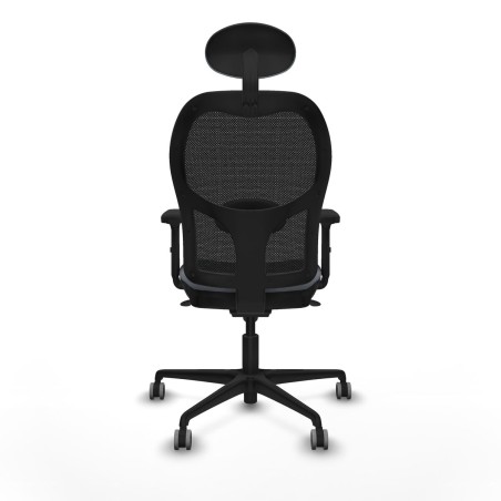 Sedia Ufficio con Poggiatesta Jorquera Piqueras y Crespo 2D036G1 Grigi