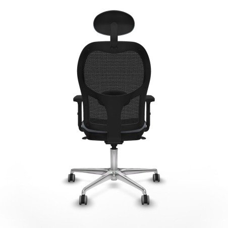 Office Chair with Headrest Jorquera Piqueras y Crespo 2D086G1 Grey