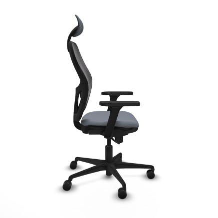 Office Chair with Headrest Jorquera Piqueras y Crespo 3D036N1 Grey 2
