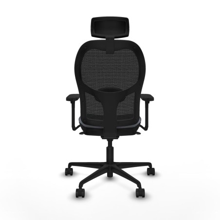Sedia Ufficio con Poggiatesta Jorquera Piqueras y Crespo 3D036N2 Grigi