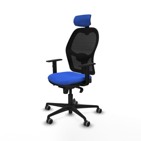 Office Chair with Headrest Jorquera Piqueras y Crespo 1D036G2 Blue