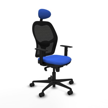 Office Chair with Headrest Jorquera Piqueras y Crespo 1D036N1 Blue