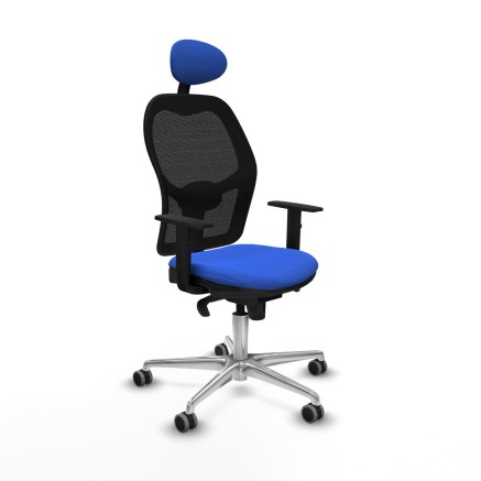 Office Chair with Headrest Jorquera Piqueras y Crespo 1D086G1 Blue