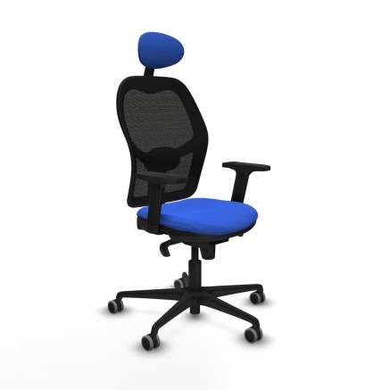 Bürostuhl mit Kopfstütze Jorquera Piqueras y Crespo 2D036G1 Blau