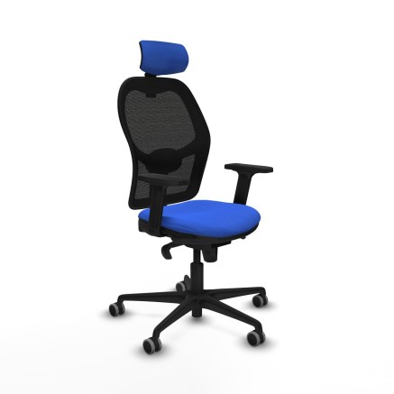 Office Chair with Headrest Jorquera Piqueras y Crespo 2D036G2 Blue