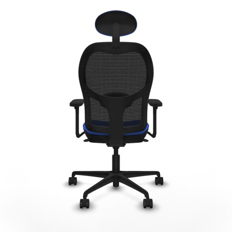 Bürostuhl mit Kopfstütze Jorquera Piqueras y Crespo 3D036N1 Blau