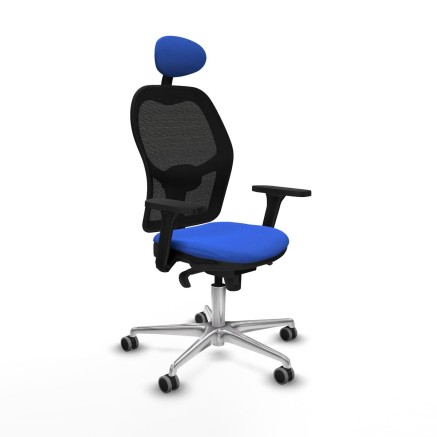 Bürostuhl mit Kopfstütze Jorquera Piqueras y Crespo 3D086G1 Blau