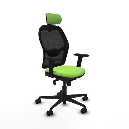Sedia Ufficio con Poggiatesta Jorquera Piqueras y Crespo 2D036N2 Pista