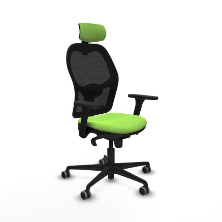 Office Chair with Headrest Jorquera Piqueras y Crespo 3D036G2 Pistachi