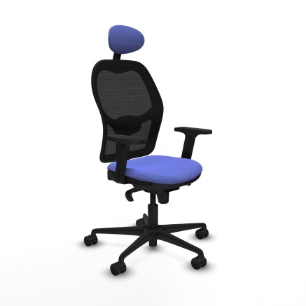 Office Chair with Headrest Jorquera Piqueras y Crespo 2D036N1 Light Bl