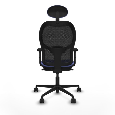 Sedia Ufficio con Poggiatesta Jorquera Piqueras y Crespo 2D036N1 Azzur