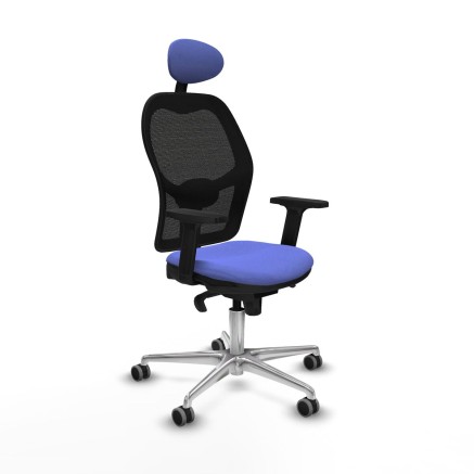 Office Chair with Headrest Jorquera Piqueras y Crespo 2D086G1 Light Bl